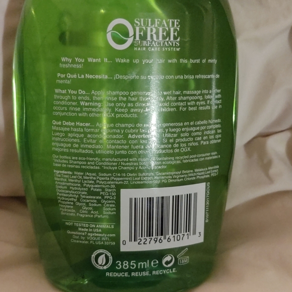 teatree mint shampoo & conditioner - Picture 5 of 5